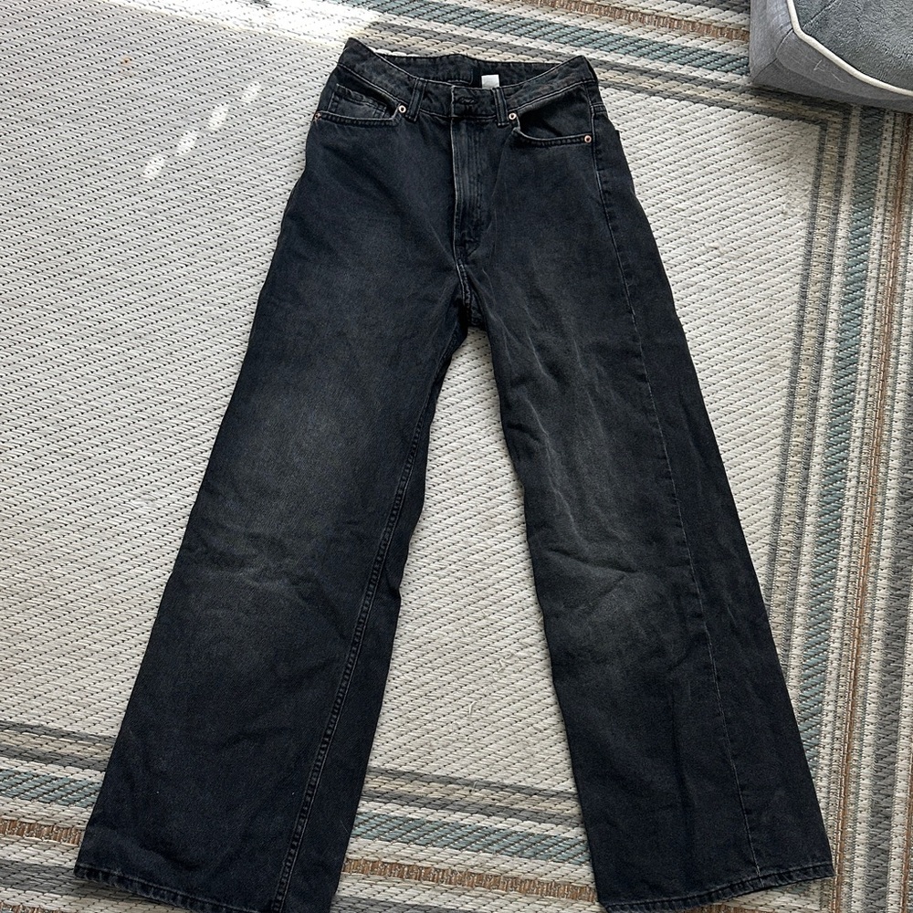 Divided Charcoal Denim Pants